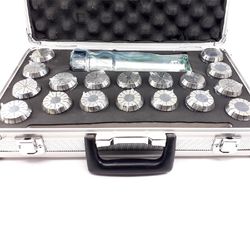 Jogo de Pinças CM 20 peças Padrão ER40 3a25mm Cone Mandril CM5 38,0027 ROCAST