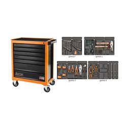 Carro p/ Ferramentas 7 gavetas 115 peças 44950/716 - Tramontina Pro