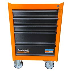 Carrinho Para Ferramentas Com 5 Gavetas Laranja (44950/007) - Tramontina Pro