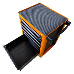Carrinho Para Ferramentas Com 5 Gavetas Laranja (44950/007) - Tramontina Pro