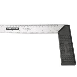 Esquadro 30 cm Tramontina em Aço Temperado com Cabo Injetado