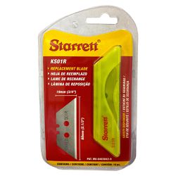 Lâminas Para Estilete Trapezoidal 60x19mm Com 10 Peças (KS01R-10) - Starrett