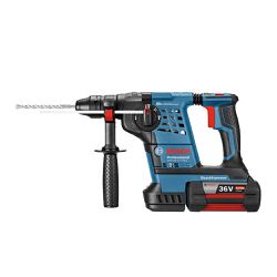 Martelete Perfurador Demolidor GBH 36V-LI SDS-Plus, 36V, 3,2J EPTA, com 2 Baterias 4,0Ah, 1 Carregador 220V em Maleta Bosch 