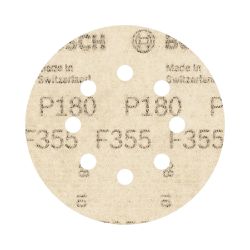 Disco de Lixa Com Velcro 125mm - GR. 180 Com 5 Peças (2608605118) - Bosch