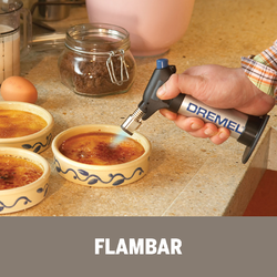 Versaflame Mini-Maçarico a Gás Com 7 Acessórios 2200 - Dremel