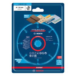 Disco de Corte EXPERT Carbide Multi Wheel 110 mm x 20 mm - Bosch