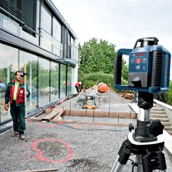 Nível a laser rotativo Bosch GRL 250 HV, 250m, em maleta