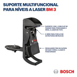 Suporte para níveis Bosch BM 3