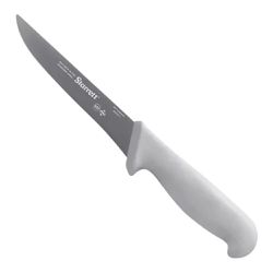 Faca de Desossa Lâmina Reta Larga 6'' Com Cabo Branco (BKW103-6) - Starrett
