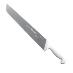 Faca de Carne Para Refile Aéreo Lâmina Reta Larga 14'' Com Cabo Branco (BKW203-14) - Starrett