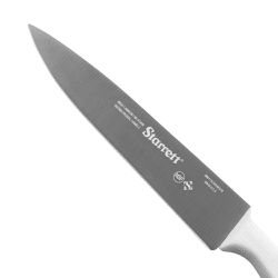 Faca de Carne Para Refile de Mesa Lâmina Triangular Estreita 6'' Com Cabo Branco (BKW302-6) - Starrett