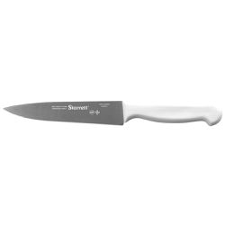 Faca de Carne Para Refile de Mesa Lâmina Triangular Estreita 6'' Com Cabo Branco (BKW302-6) - Starrett