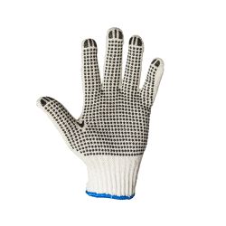 Luva Tricotada Algodão Pigmentada 4 Fios Tamanho único PPM 01 PROTEPLUS