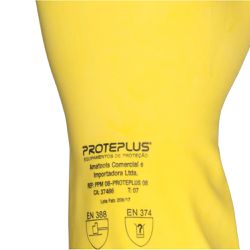 Luva Látex PPM08 PROTEPLUS Tamanho 8