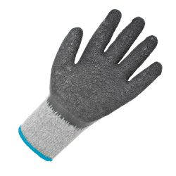 Luva Tricotada Algodão Banho Látex Corrugado PPM 03 PROTEPLUS Tamanho 9