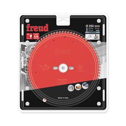 Disco de Serra Meia Esquadria Freud para Alumínio 250mm 80 dentes com diâmetro do furo 30mm e espessura do corte 2,8mm