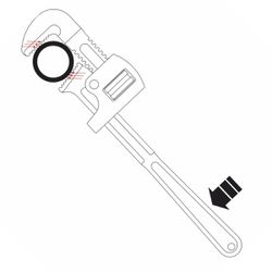 Chave Para Tubo 12'' (44020/012) - Tramontina Pro