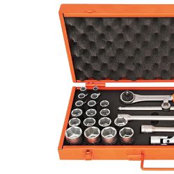 Maleta Com Soquetes sextavados e Acessórios 1/2'' - 43 Peças (44831/443) - Tramontina Pro