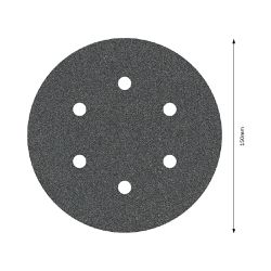 Disco de Lixa Com Velcro 150mm - GR. 120 Com 5 Peças (2608605126) - Bosch