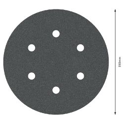 Disco de Lixa 150mm GR.180 F355 Com 5 Unidades (2608605127) - Bosch