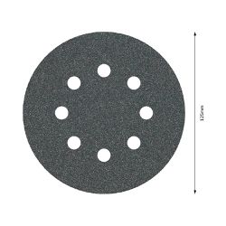 Disco de Lixa Com Velcro 125mm - GR. 100 Com 5 Peças (2608605116) - Bosch