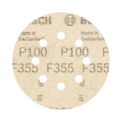 Disco de Lixa Com Velcro 125mm - GR. 100 Com 5 Peças (2608605116) - Bosch