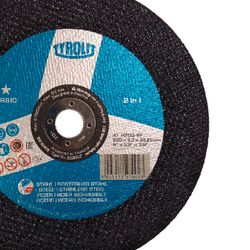 Disco de Corte 2 Telas 9" x 1/8" x 7/8" - Basic 2in1 - 223002 - TYROLIT