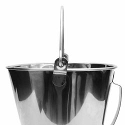 Balde Graduado em Aço Inox 5L (2043W) - Lupus