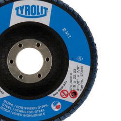 Disco de Lixa Flap Angular 115mm Grana 60 - Basic - 273810 - TYROLIT