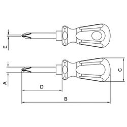 Chave Phillips em Aço Cromo Vanádio 5 x 38mm (44113/001) - Tramontina Pro
