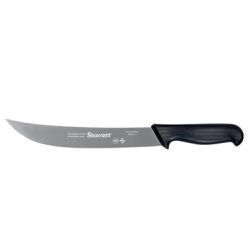 Faca de Carne Para Refile Aéreo Lâmina Curvada Larga 10'' Com Cabo Preto (BKB205-10) - Starrett