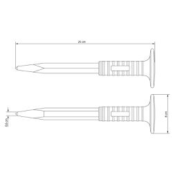 Ponteiro Sextavado Com Empunhadura 10'' (42705/910) - Tramontina