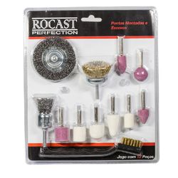 Jogos de Pontas Montadas e Escovas 12 peças 308,0002 ROCAST