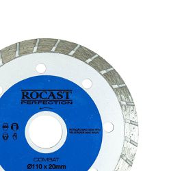 Disco Diamantado Combat Turbo Uso Geral Corte Seco 110x20mm 34,0013 ROCAST