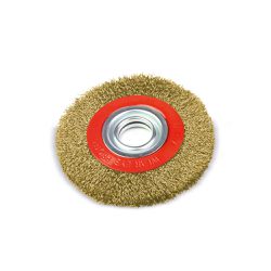 Escova de Aço Latonado Circular 6pol X 1pol 319,0006 ROCAST