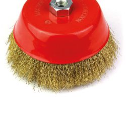 Escova de Aço Latonado Tipo Copo 60mm (319,0009) - Rocast