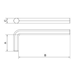 Chave Hexagonal 1/2'' Tramontina PRO