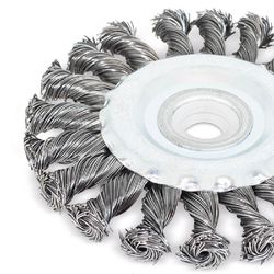 Escova de Aço Trançado Circular 4,1/2pol X 1/2pol 319,0019 ROCAST