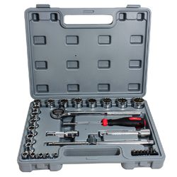 Jogo de Soquetes Estriados 1/2'' Com 31 Peças (405,0001) - Noll