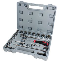 Jogo de Soquetes Estriados 1/2'' Com 31 Peças (405,0001) - Noll