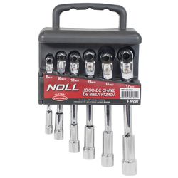 Jogo de Chaves Biela Vazadas 8-17mm 6 Peças 400,0001 - NOLL