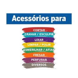 Kit de Acessórios Para Micro Retífica Com 75 Peças (26150707AC) - Dremel