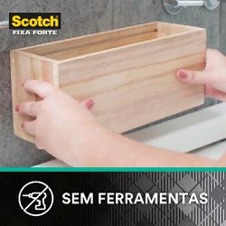 Fita Dupla Face Scotch Fixa Forte Banheiro 24mm x 1,5m (HB004488316) - 3M