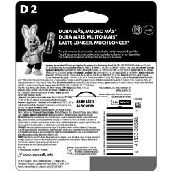 Pilha Alcalina D Grande Com 2 Unidades (4303) - Duracell