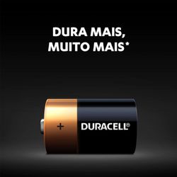Pilha Alcalina D Grande Com 2 Unidades (4303) - Duracell