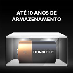 Pilha Alcalina D Grande Com 2 Unidades (4303) - Duracell