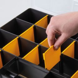 Maleta Plástica Organizadora 17'' Com Divisórias Móveis (43805/017) - Tramontina