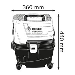 Aspirador de Pó Bosch GAS 15 PS 1100W 220V