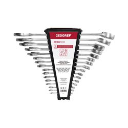 Jogo de Chaves Combinadas 1/4 à 1.1/4'' 16 Peças 3365202 - Gedore Red