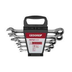 Jogo Chave Combinada com Catraca 8 à 19mm 5 Peças 3300849 - Gedore Red